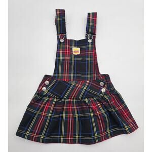 Harajuku Mini by Gwen Stefani Girl's 4T Black Plaid Jumper Dress